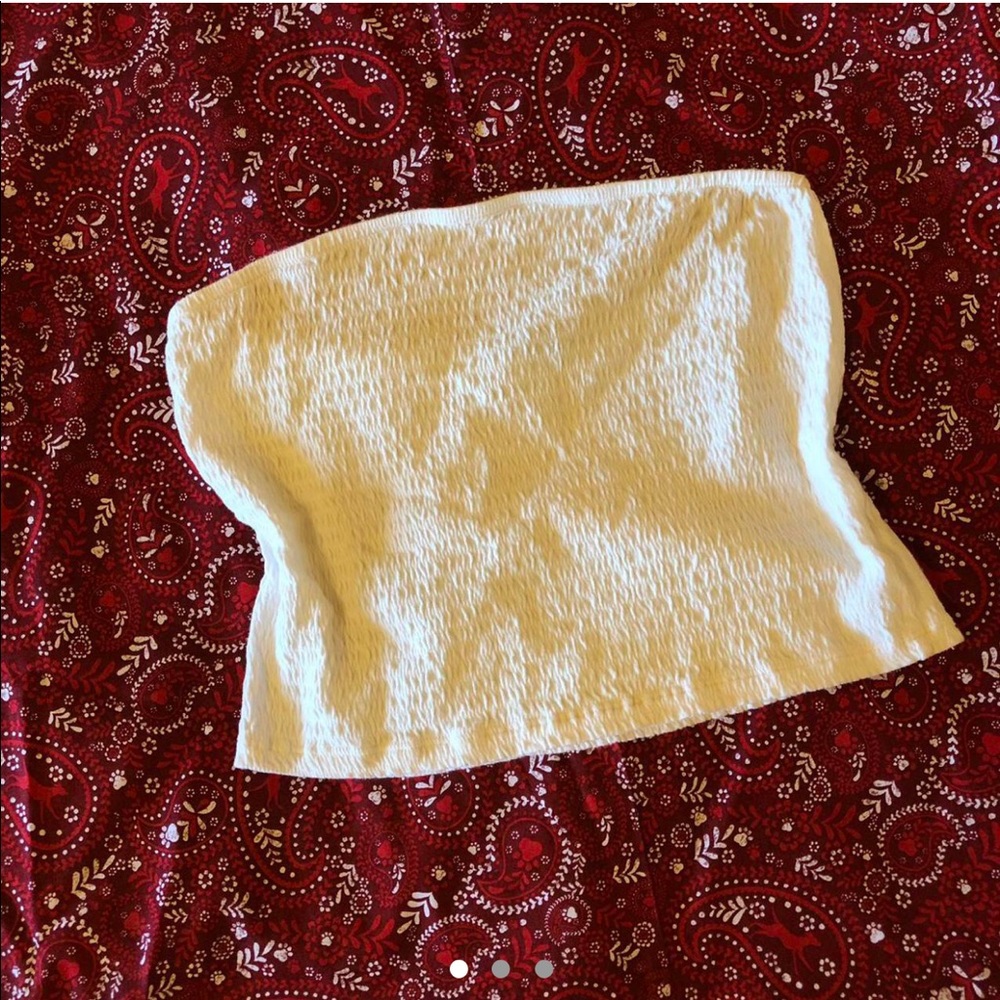 white American Eagle tube top. size large. used condition.